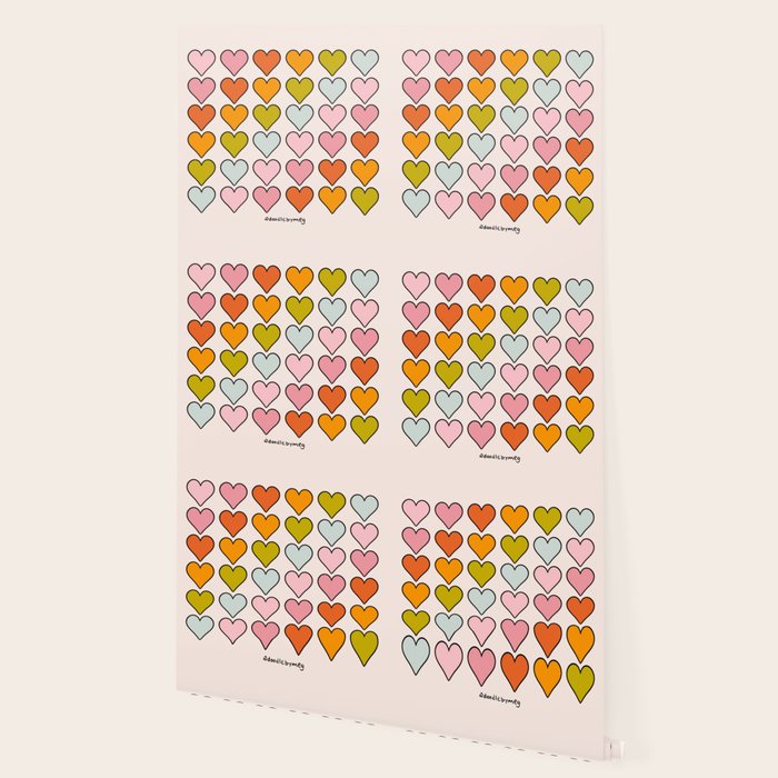 Rainbow Hearts Wallpaper Gallery Image 2