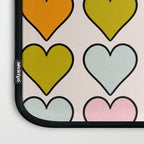 Rainbow Hearts Laptop Sleeve Gallery Image 3