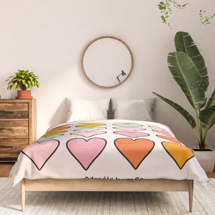 Rainbow Hearts Comforter Gallery Image 3