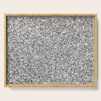 Silver Glitter Serving Tray Gallery Image 1