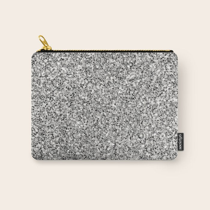 Silver Glitter Carry All Pouch Gallery Image 1