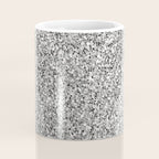 Silver Glitter Coffee Mug Gallery Image 4
