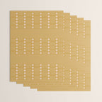 Lines and Circle in Mustard Wrapping Paper Gallery Image 3