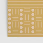 Lines and Circle in Mustard Poster Gallery Image 3
