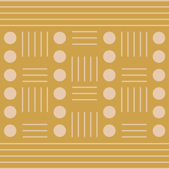 Lines and Circle in Mustard Coffee Mug Gallery Image 2
