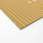 Lines and Circle in Mustard Welcome Mat Gallery Image 2