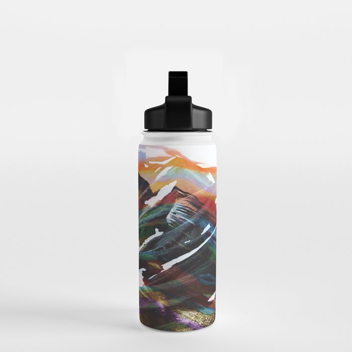Abstract Mountains II Water Bottle Gallery Image 2