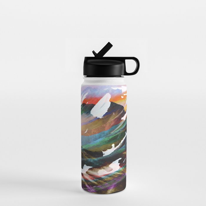 Abstract Mountains II Water Bottle Gallery Image 1