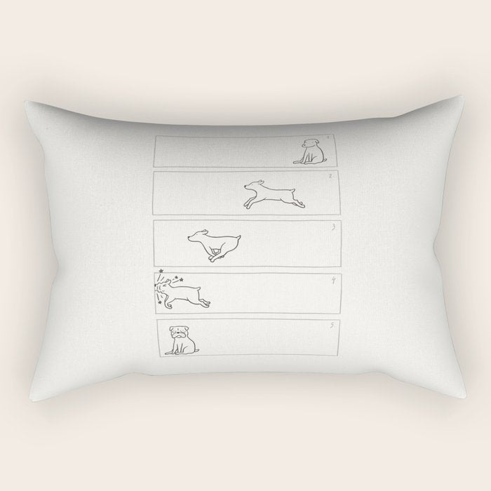 From Dog To Pug Rectangular Pillow Gallery Image 2