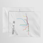Chicago Transit Map Placemat Gallery Image 1