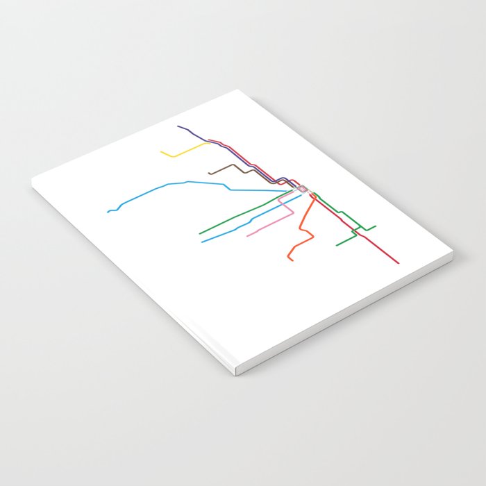 Chicago Transit Map Notebook Gallery Image 2