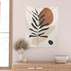 Abstract Art  Minimal Plant 12 Wall Tapestry Gallery Image 2