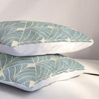 Art Deco Diamonds in Teal and Gold Pillow Sham Gallery Image 3