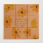 Noticing Light In The Chaos Of Things Wood Wall Art Gallery Image 1