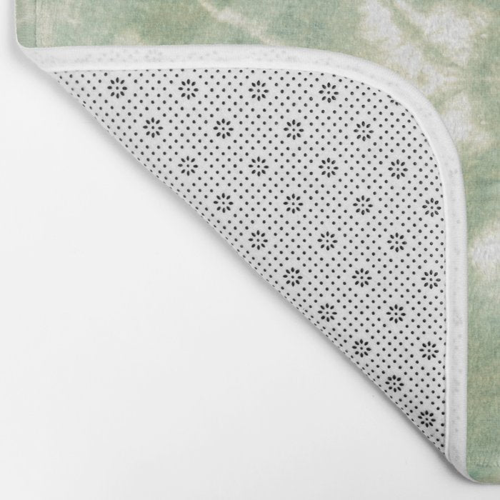 Saged Shibori Pocket Square Bath Mat Gallery Image 2