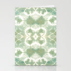 Saged Shibori Pocket Square Stationery Card Gallery Image 2