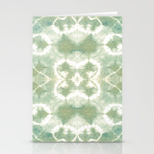 Saged Shibori Pocket Square Stationery Card Gallery Image 2