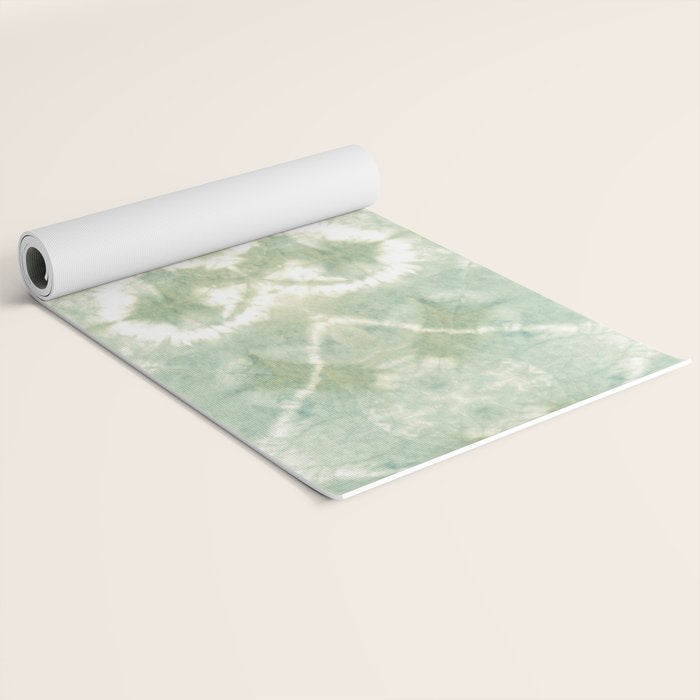 Saged Shibori Pocket Square Yoga Mat Gallery Image 2