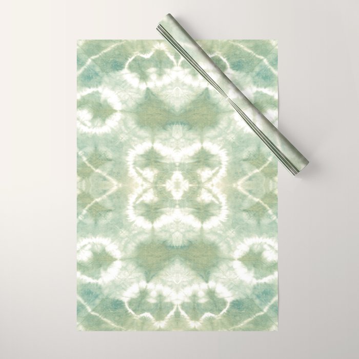 Saged Shibori Pocket Square Wrapping Paper Gallery Image 1