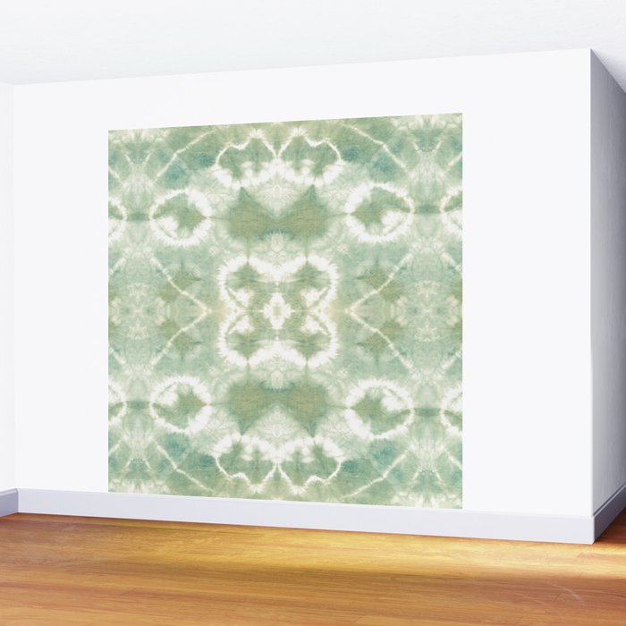 Saged Shibori Pocket Square Wall Mural Gallery Image 2