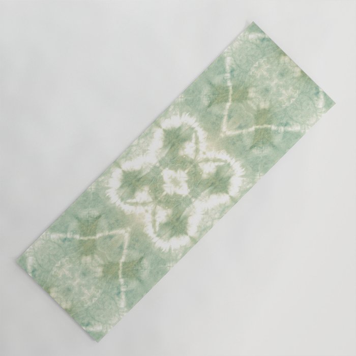 Saged Shibori Pocket Square Yoga Mat Gallery Image 1