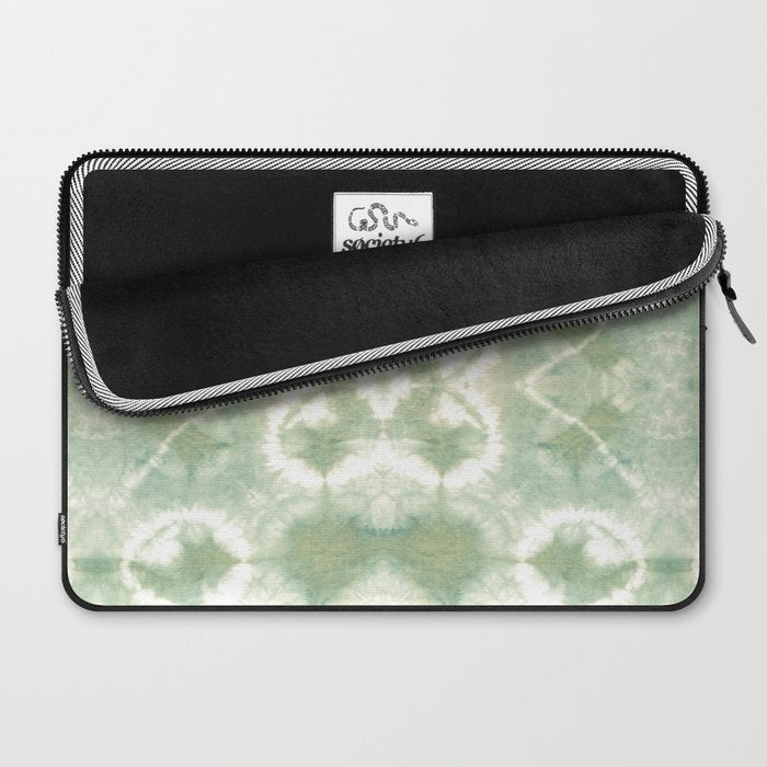 Saged Shibori Pocket Square Laptop Sleeve Gallery Image 2