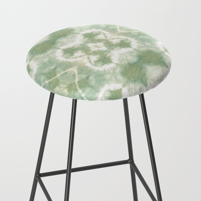 Saged Shibori Pocket Square Stool Gallery Image 2