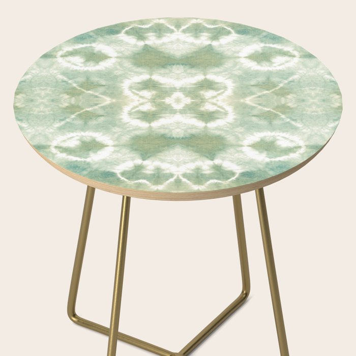 Saged Shibori Pocket Square Side Table Gallery Image 2