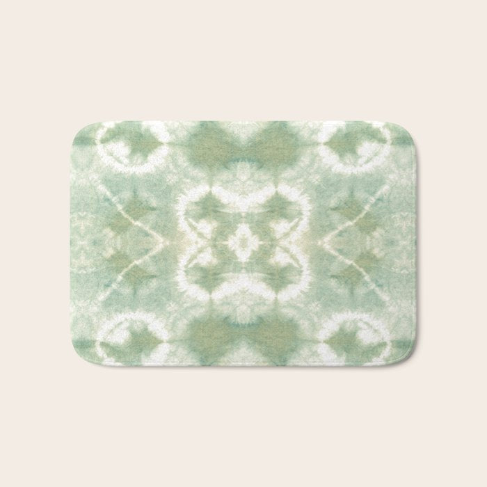 Saged Shibori Pocket Square Bath Mat Gallery Image 1