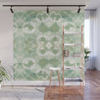 Saged Shibori Pocket Square Wall Mural Gallery Image 1