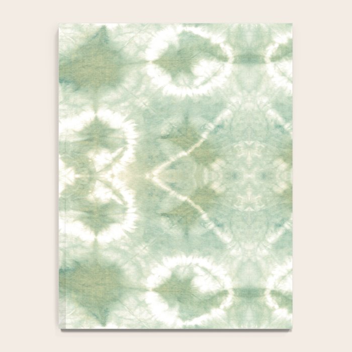 Saged Shibori Pocket Square Notebook Gallery Image 4