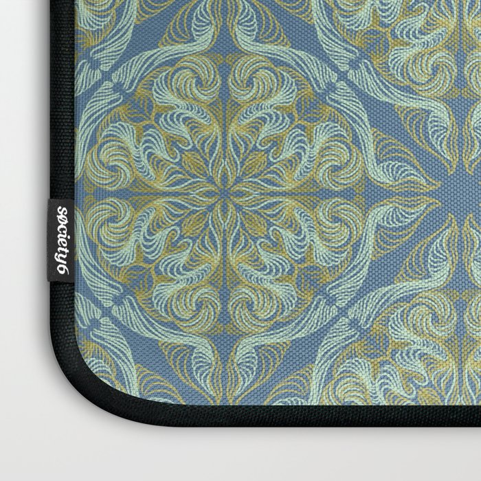 AT Pattern 2 green Laptop Sleeve Gallery Image 3
