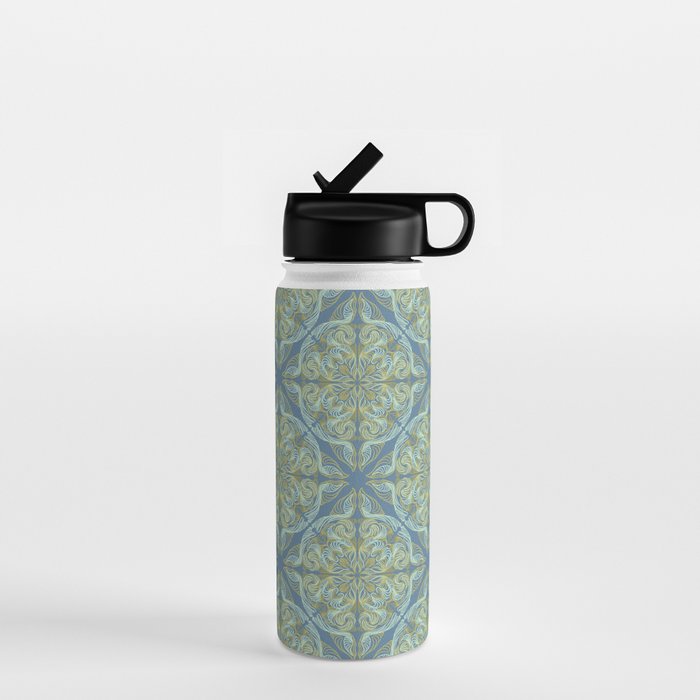 AT Pattern 2 green Water Bottle