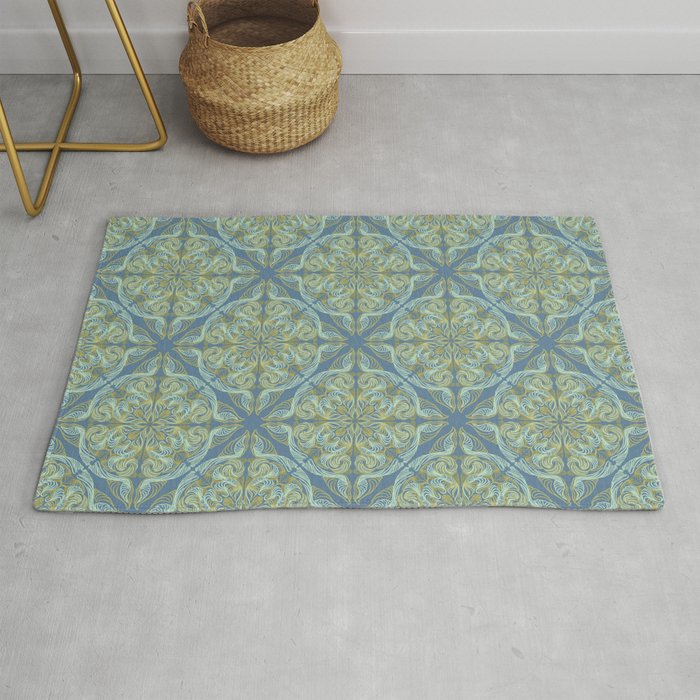 AT Pattern 2 green Rug Gallery Image 1