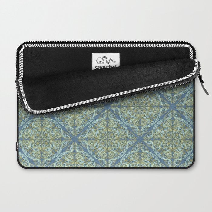 AT Pattern 2 green Laptop Sleeve Gallery Image 2