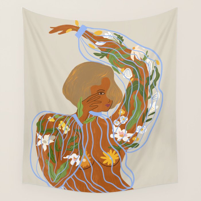 Nurture and Grow Wall Tapestry Gallery Image 1