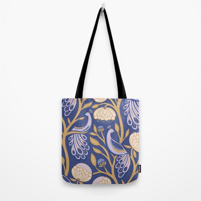 Peacock Dreams - Amethyst Tote Bag Gallery Image 2