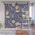 Peacock Dreams - Amethyst Wall Mural Gallery Image 1