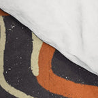 Retro marble in blue Comforter Gallery Image 4