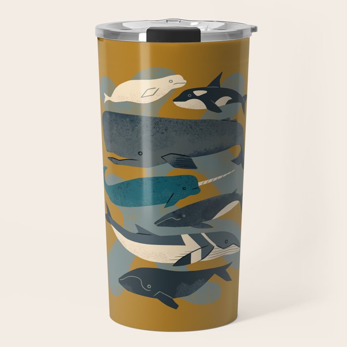 Whales Ahoy Travel Mug Gallery Image 1