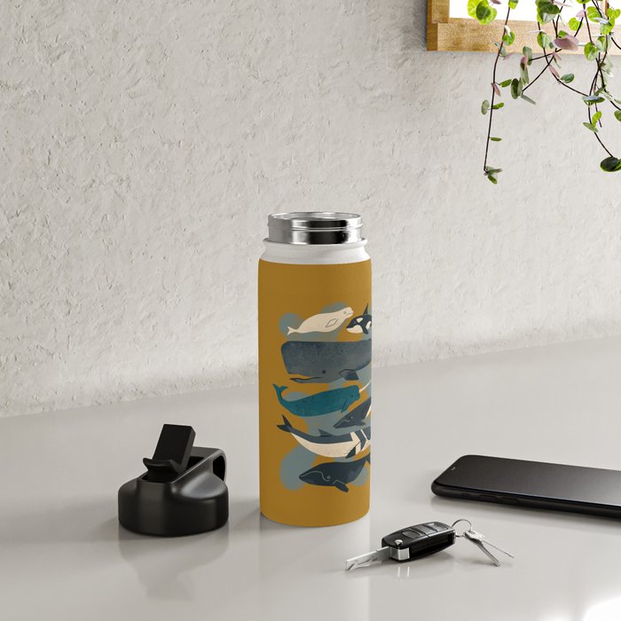 Whales Ahoy Water Bottle Gallery Image 4