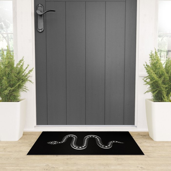 Minimal Snake XV Welcome Mat Gallery Image 3