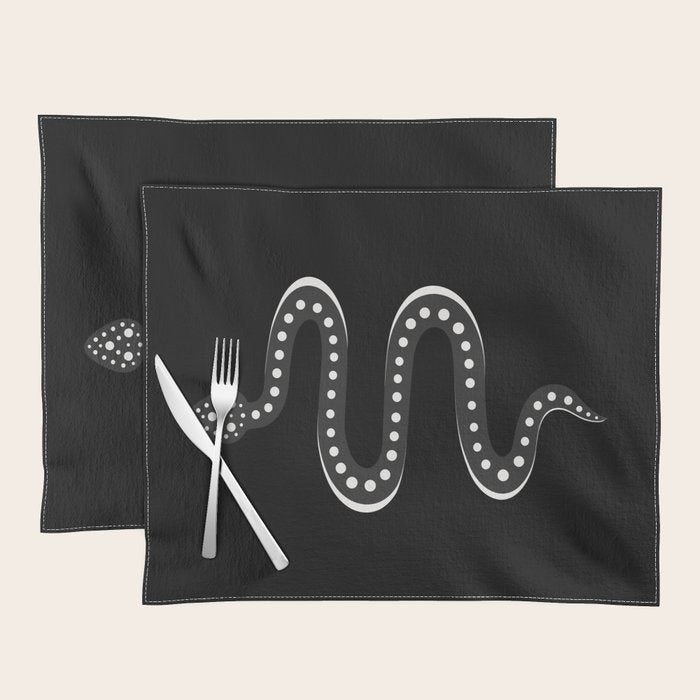 Minimal Snake XV Placemat Gallery Image 1