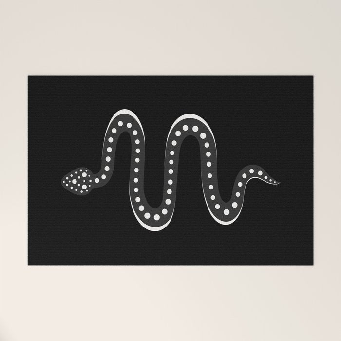 Minimal Snake XV Welcome Mat Gallery Image 1