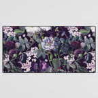 Rose Garden - Night II Desk Mat Gallery Image 3