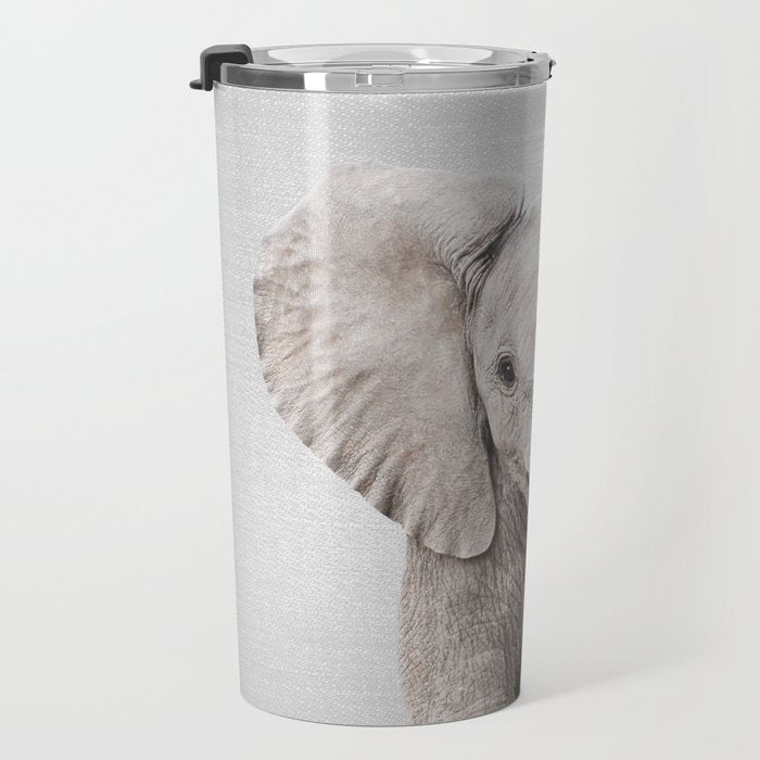 Baby Elephant - Colorful Travel Mug Gallery Image 3