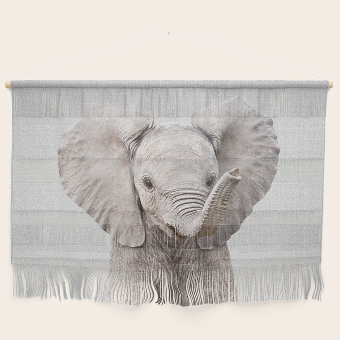 Baby Elephant - Colorful Wall Hanging Gallery Image 1