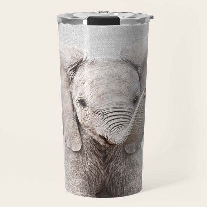 Baby Elephant - Colorful Travel Mug Gallery Image 1