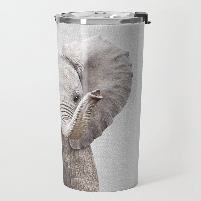 Baby Elephant - Colorful Travel Mug Gallery Image 2