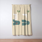 Peace dove and rainbow bomb Window Curtain Gallery Image 3